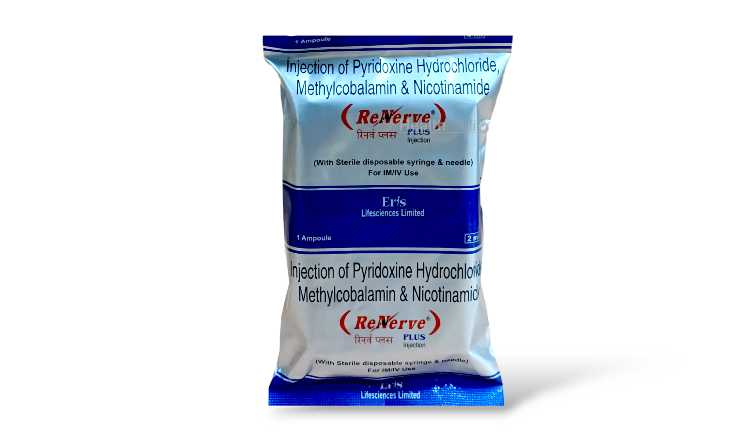 renerve plus injection for b12 deficiency Eris Pyridoxine Hydrchloride Methylcobalamin Nicotinamide RENERVE PLUS